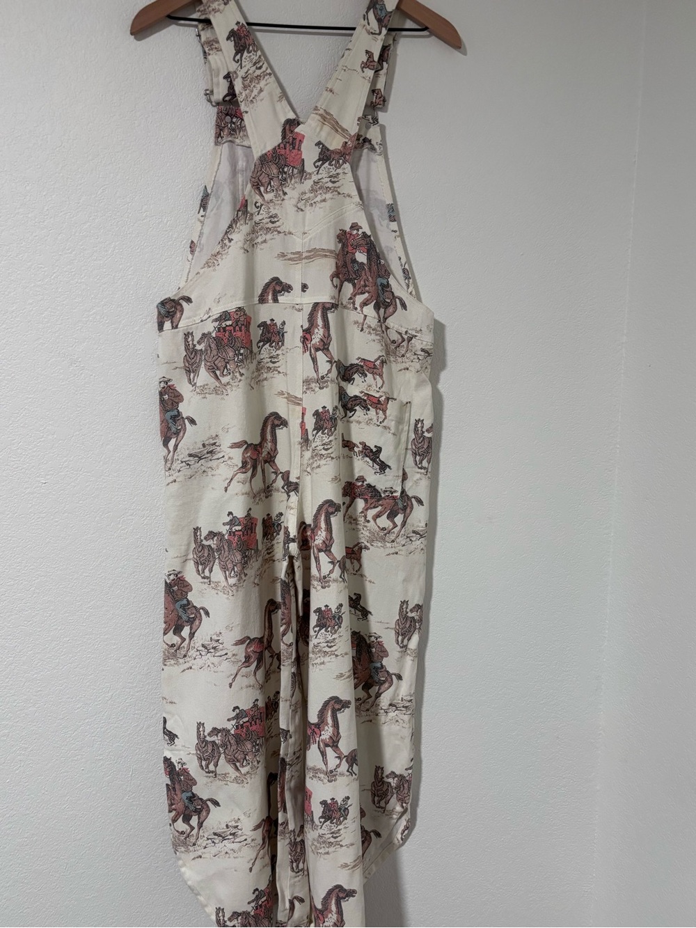 Frontier Reverie Equestrian Themed Overalls Size L NWT - Picture 3 of 7